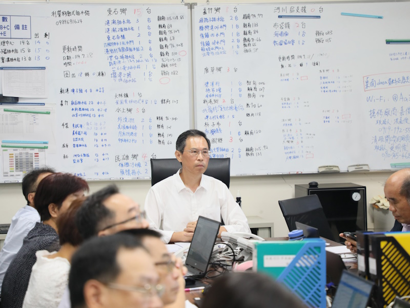 豪大雨成災 嘉義縣府緊急召開應變會議