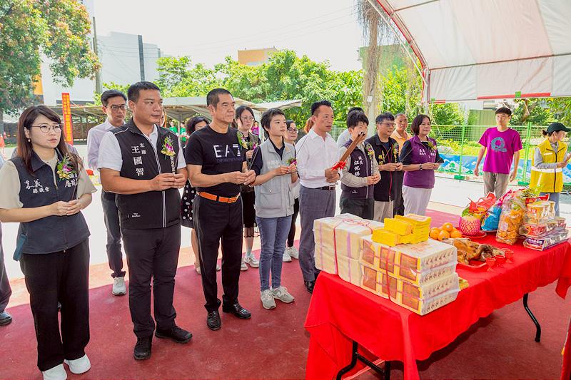 嘉義縣水上如親公共托嬰中心動土 期盼早日啟用提供平價優質的育兒服務