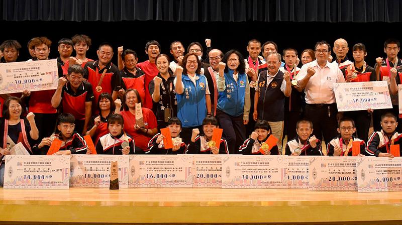 苗縣府今表揚全原運選手 獲10金9銀12銅締新猷