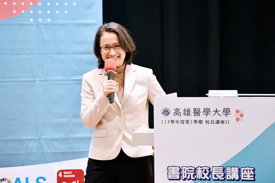 副總統蕭美琴與高醫大700名師生有約 期勉青年智慧良善力促台灣更好