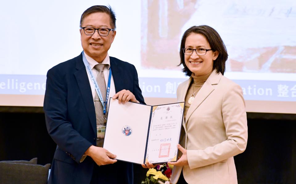 副總統蕭美琴與高醫大700名師生有約 期勉青年智慧良善力促台灣更好