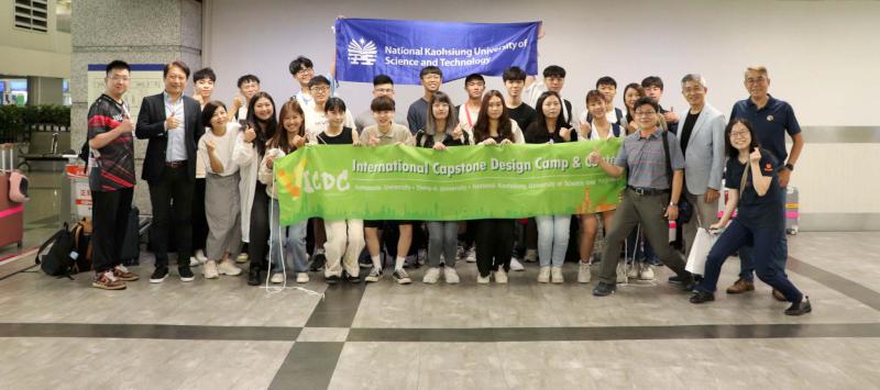 高科大創新創業教育中心攜手日本熊本大學 前進韓國釜山東亞大學辦工程設計營