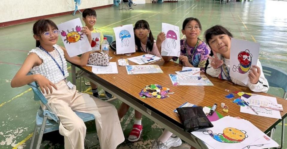 高大人文院雙語學伴團隊前進屏縣恆春鎮僑勇國小 邀大小學伴相見歡