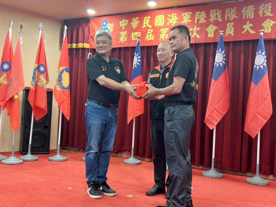中華民國海軍陸戰隊備役士官長全國協會第四屆第一次會員大會 林進福當選理事長