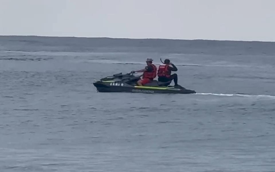 台東縣綠島鄉大白沙海域船墨西哥遊客浮潛失聯 海委會海巡署會同綠島海巡志工搜救