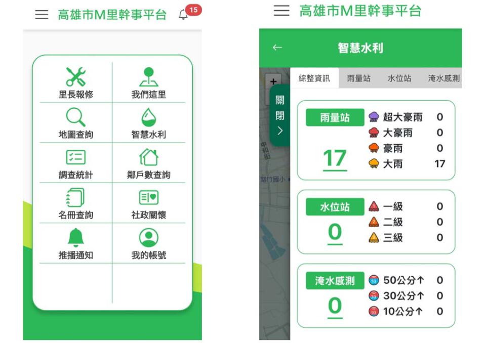 高市民政局M里幹事平台整合相關單位公開資訊 即時查詢提升服務品質