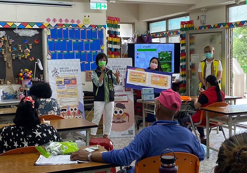 打滿疫苗、團結防疫  原民會防疫宣導隊前進部落