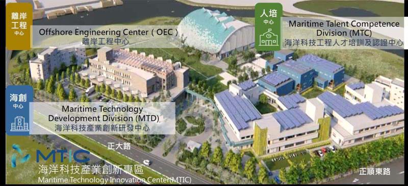 海洋科技產業創新園區二期離岸工程中心4月27日動土 金屬中心助建置軟硬體