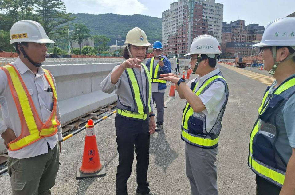 高市九如路橋拆除改建預計115年6月完工 市府訪視進度要求落實工安防汛整備