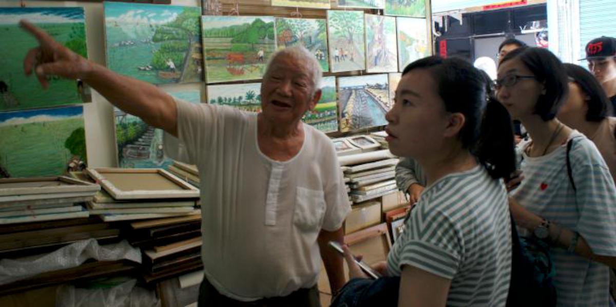 高科大前進梓官蚵仔寮微學分開課 在地作家余嘉榮分享採編實務