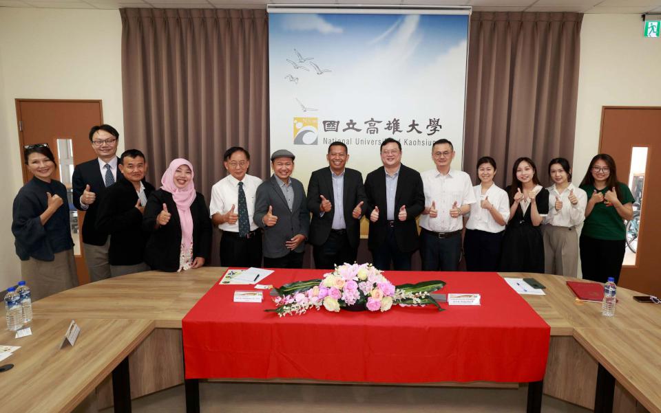 印尼Diponegoro大學主官訪高大簽約結盟姊妹校 深化學術研究、師生交流等合作