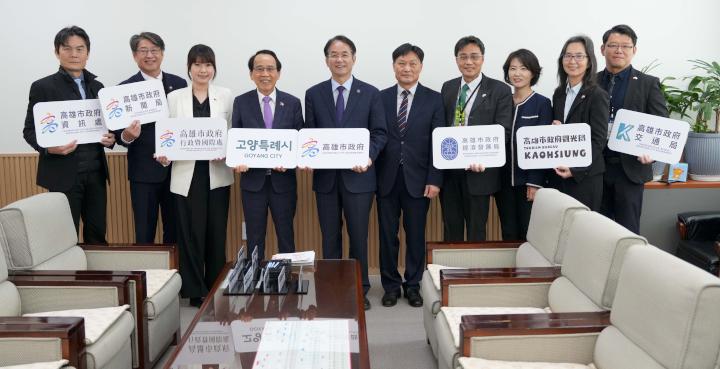 高市府參走訪韓國高陽市花博會、展覽中心、汽車龍頭工作室 盼深化合作交流