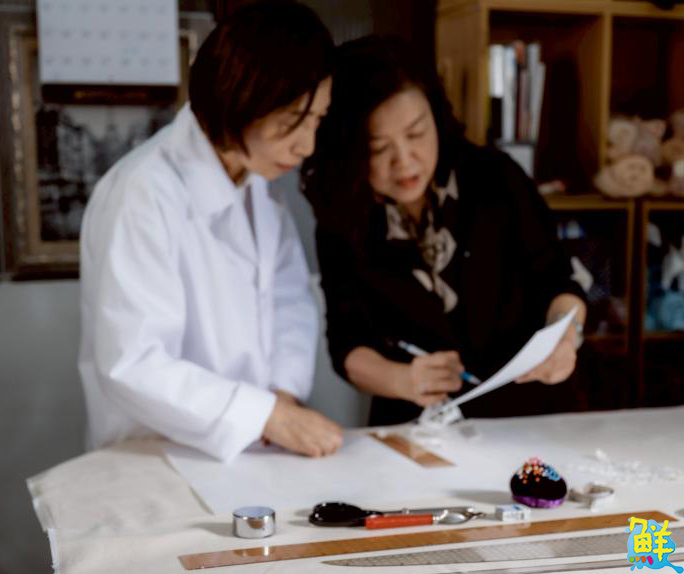 踏上學習愛的旅程   錢淑貞(曼尼總監)以針線為新娘編織最真誠的祝福