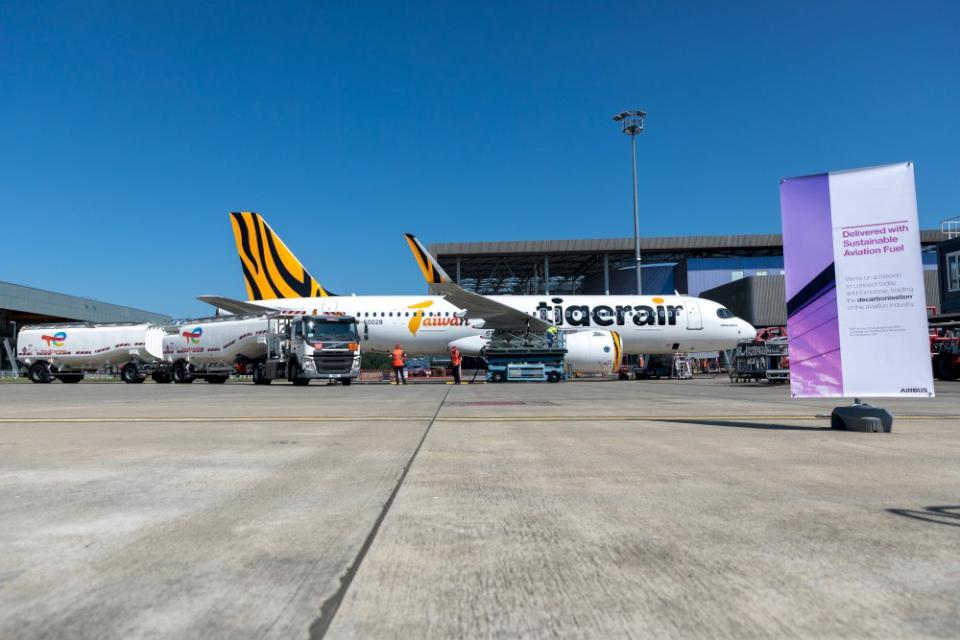 台灣虎航新機報到 A320neo新機將添加5%永續航空燃油
