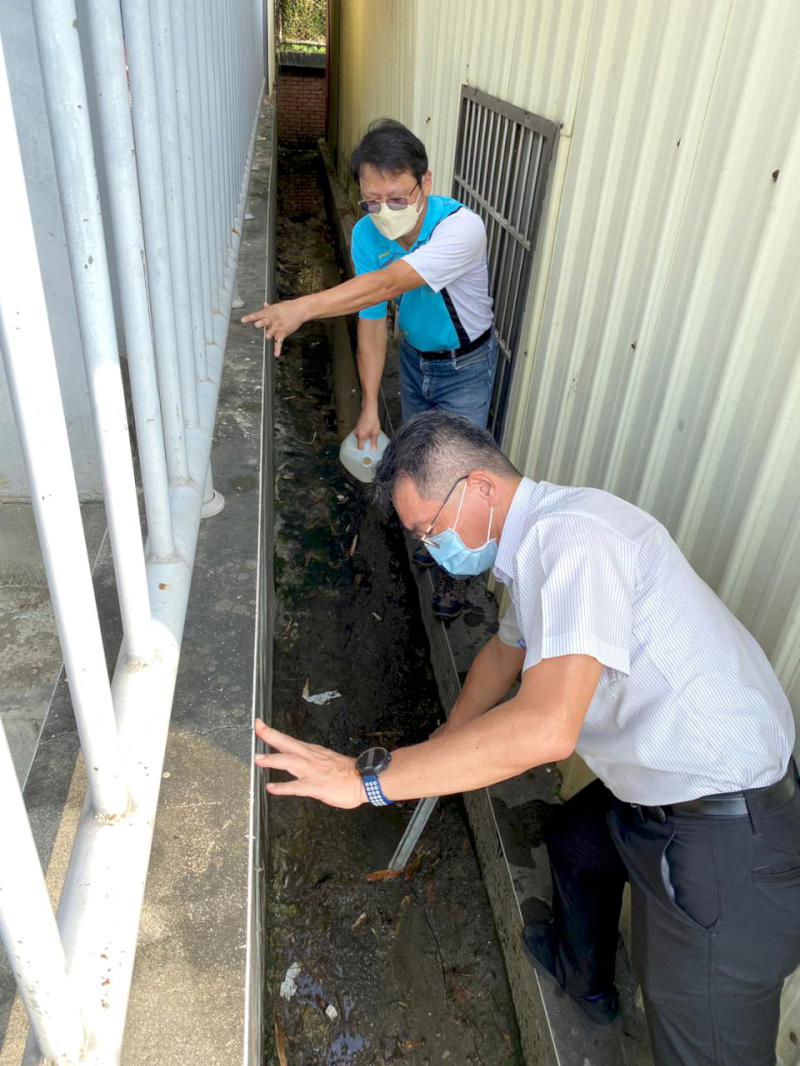 高英工商親師生動員整頓校園環境 假日商請清潔業者協助防登落實督檢