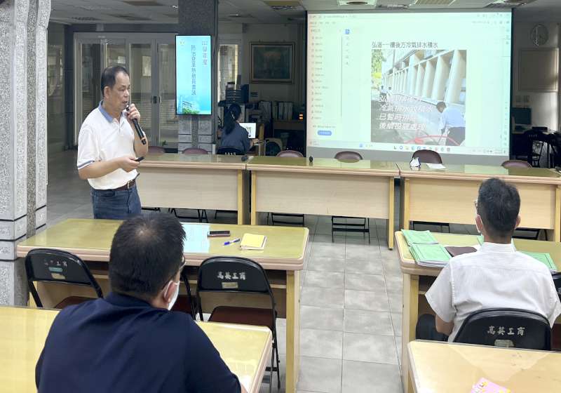 高英工商親師生動員整頓校園環境 假日商請清潔業者協助防登落實督檢