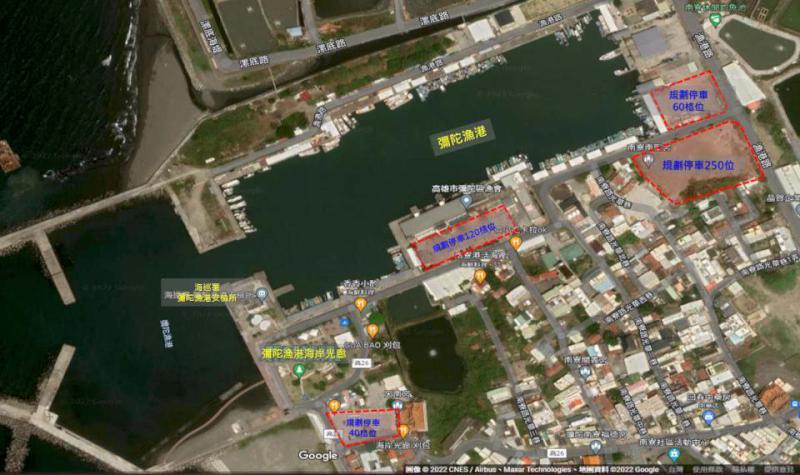 海洋局改建彌陀漁港海岸光廊新增親子遊憩設施 規劃超過470個停車位滿足需求