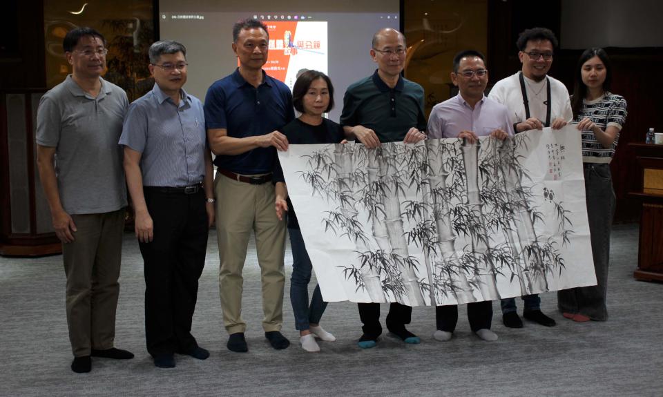 龍華科大文創系助理教授王健明受邀媽祖聯合會台灣總會 暢談自媒體故事與分鏡