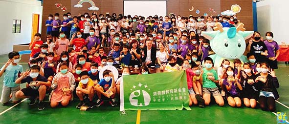 清景麟教育基金會董座林聰麟重回母校燕巢國小 分享生涯規劃求學回憶