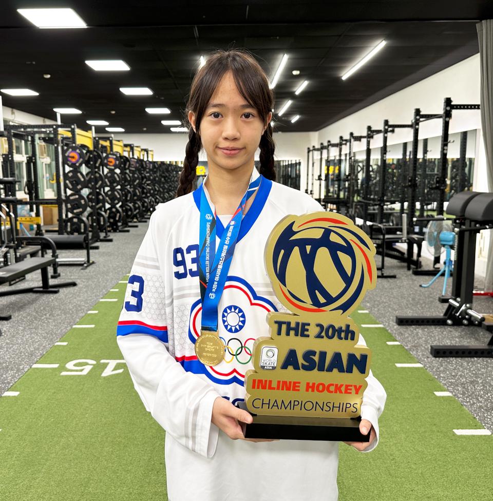 中山工商國中部5生參與國內外賽事囊括6金 郭霏霏亞洲盃曲棍球封后