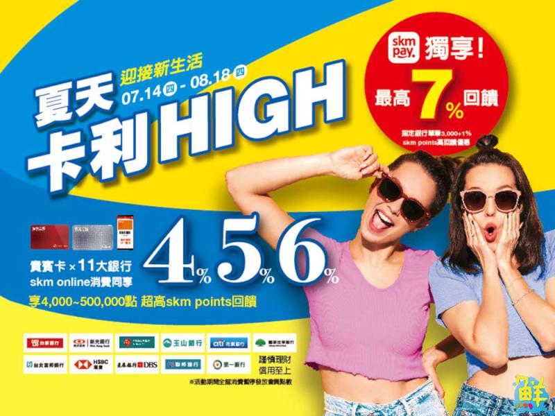 新光三越高雄左營店《夏天卡利HIGH》邀你一起迎接新生活
