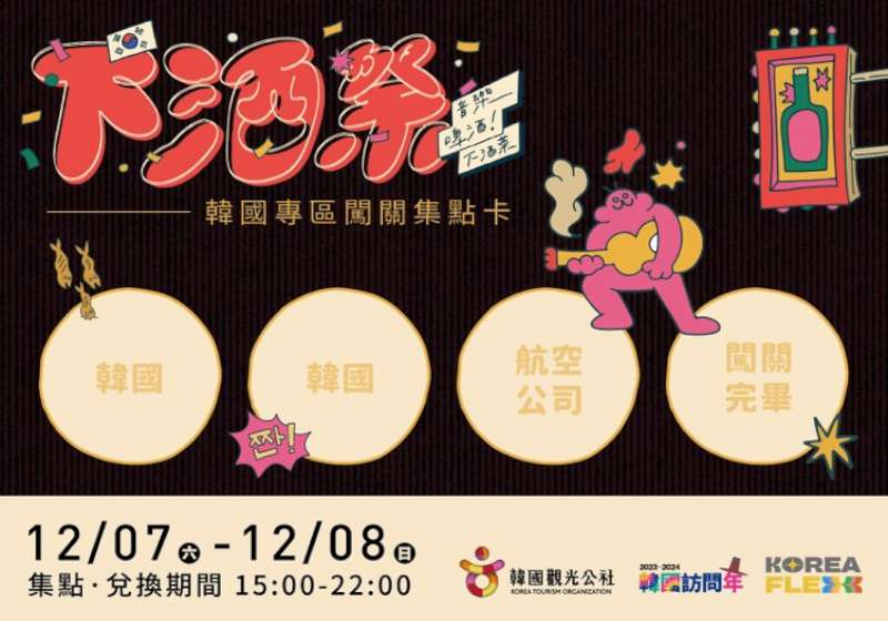 高流攜手韓國觀光公社2024下酒祭 續公布演出時間、攤集品牌、會員獨享活動資訊