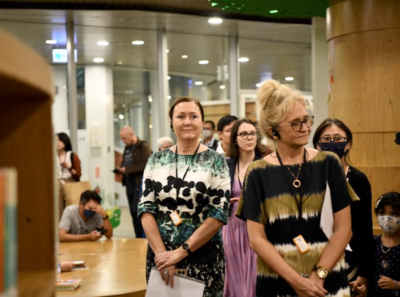 國圖館長曾淑賢領軍7國圖主官訪高市圖總館 陳其邁盼加強實質互動貼近世界