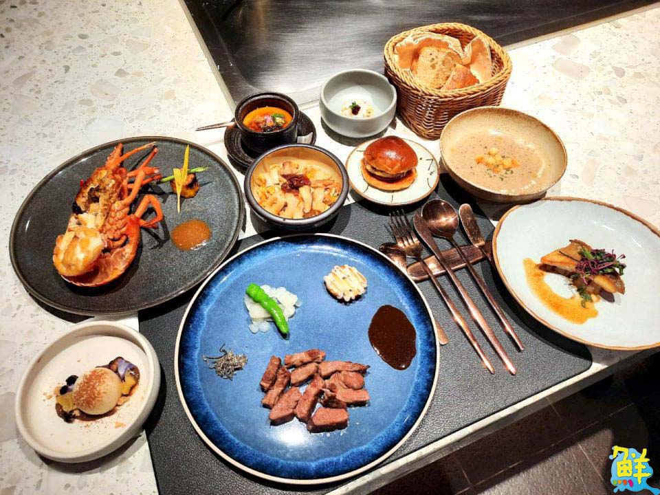 職人級鐵板料理!鼓山約會秘境 盛食藝 Teppanyaki & Wine視覺與味覺的奢華饗宴