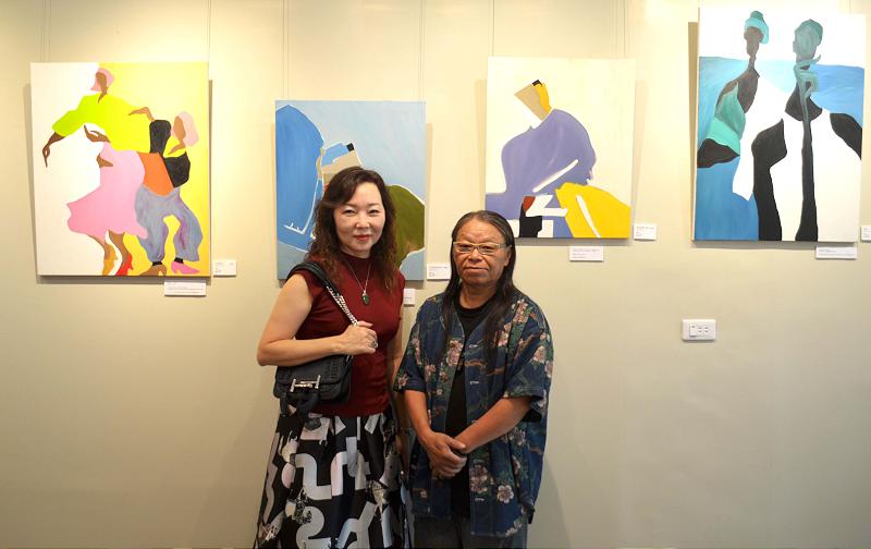 藝廊柴美娟、劉建良雙個展 寫意、寫實、極簡、抽象彩墨作品邀賞