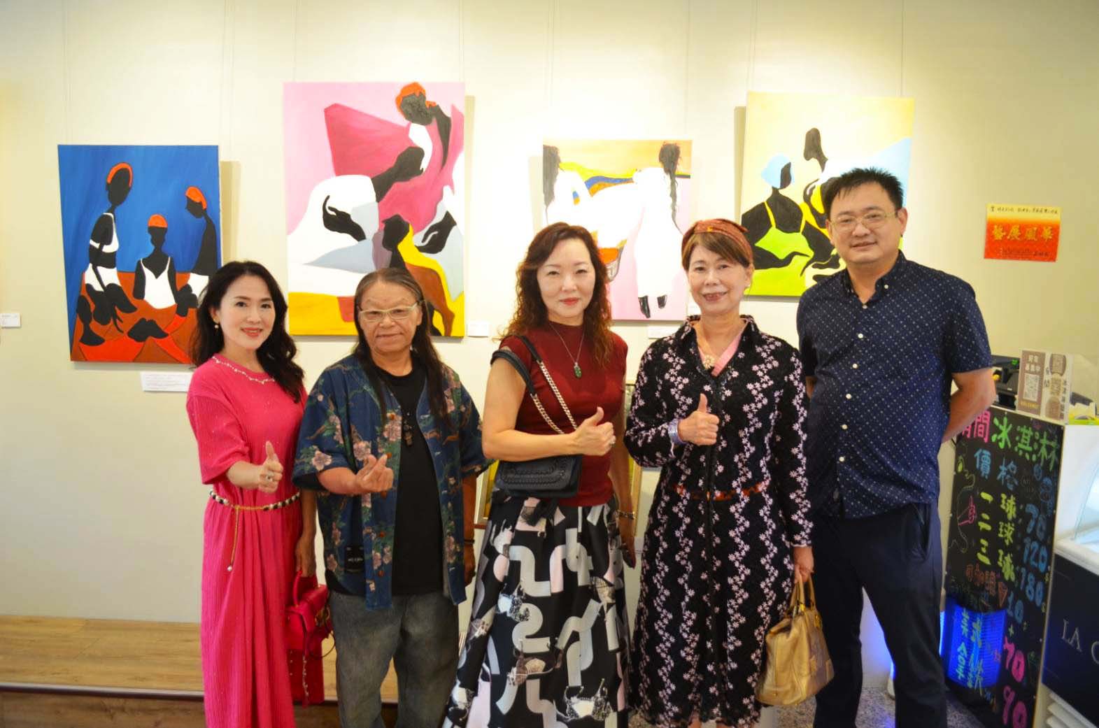 藝廊柴美娟、劉建良雙個展 寫意、寫實、極簡、抽象彩墨作品邀賞