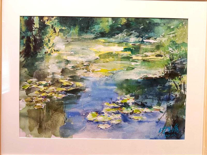 藝廊柴美娟、劉建良雙個展 寫意、寫實、極簡、抽象彩墨作品邀賞