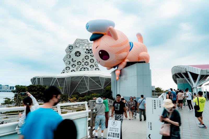 文化局「海洋派對‧高雄聯萌」巨型裝置展演倒數 快閃店9月17日同步熄燈