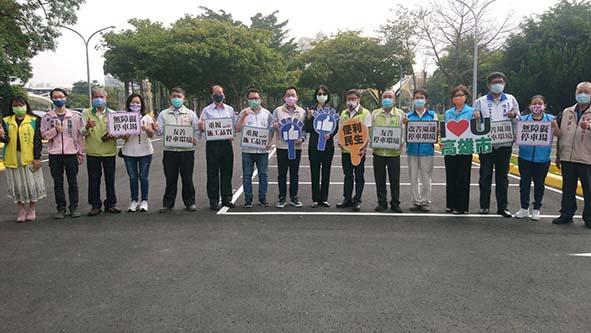 交通局改建前鎮區崗山仔公園設置平面車場 可容納111輛小型車與機車