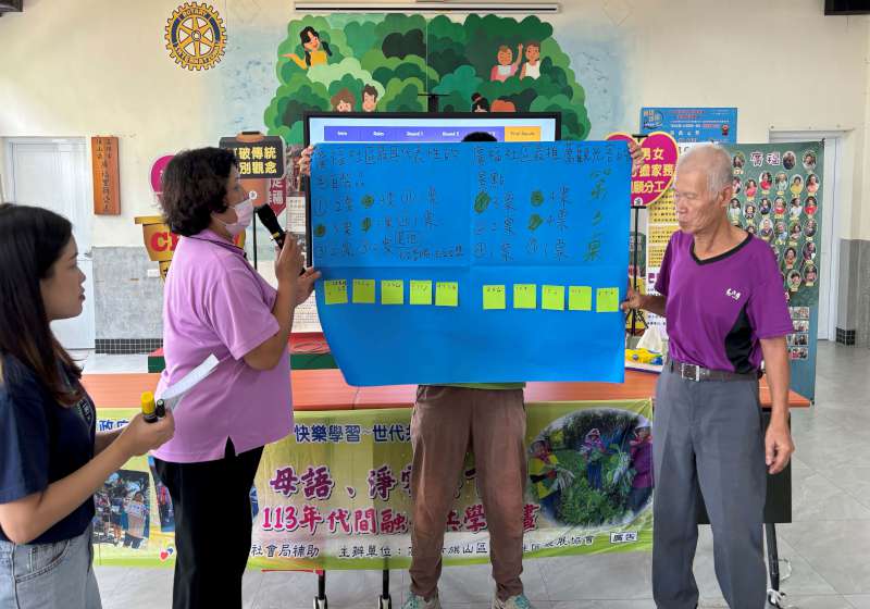 中山大學公事所師生踏查旗山廣福社區聚落映像 推桌遊設計工作坊等系列活動
