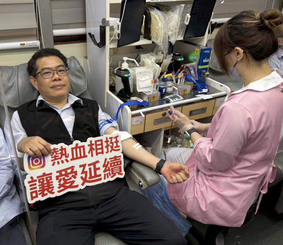 中油大林廠百萬CC熱血公益捐血活動 吸引109人響應募得179袋44750cc熱血