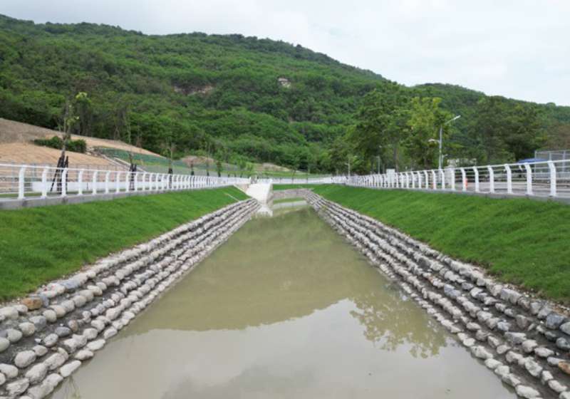 高市鼓山運河文化遺址搶救作業完成 柴山滯洪池接續完工啟用 水利局感謝立委趙天麟爭取補助