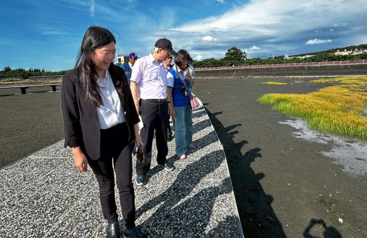 海保署攜手新竹市建置香山濕地海保教育中心 進駐竹市香山濕地賞蟹步道啟用
