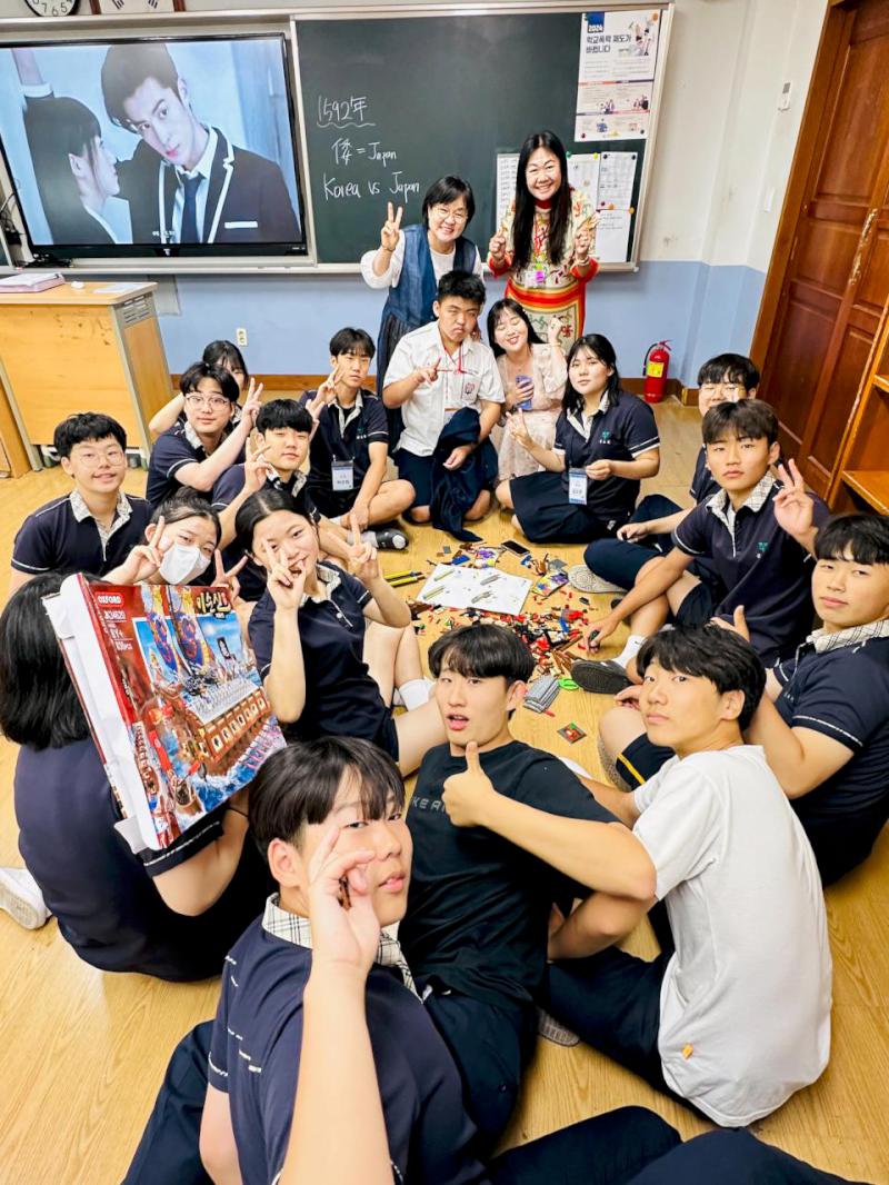 高市鳳西國中訪姊妹校韓國蔚山南倉中學 體驗課程社團活動認識異國文化