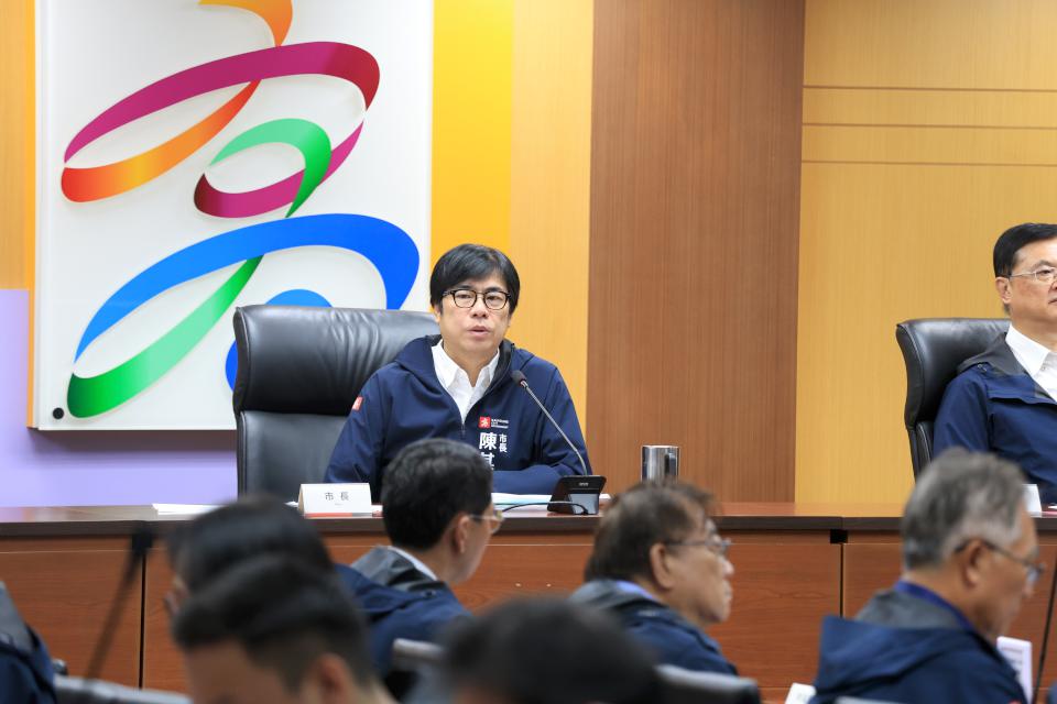 中颱山陀兒重創高市  陳其邁市政會議感謝各界支援災後復原