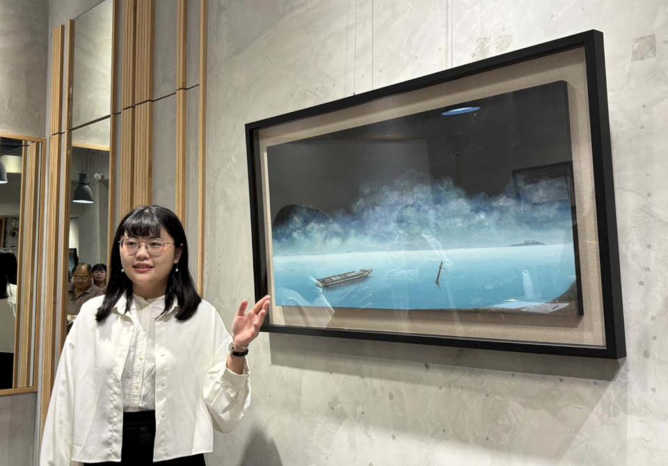 高市新思惟人文空間扶植藝術新秀姚思妤 9幅膠彩畫帕莎蒂娜烘焙文化店邀賞