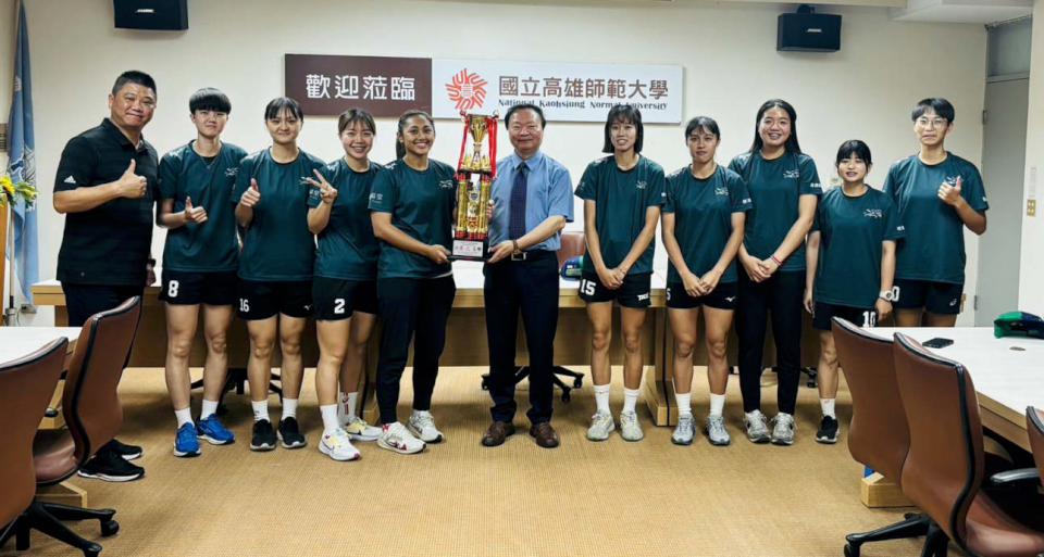 高師大男足隊大專校院運動聯賽奪冠晉升二級 女排隊連4年鍍銅獻獎母校