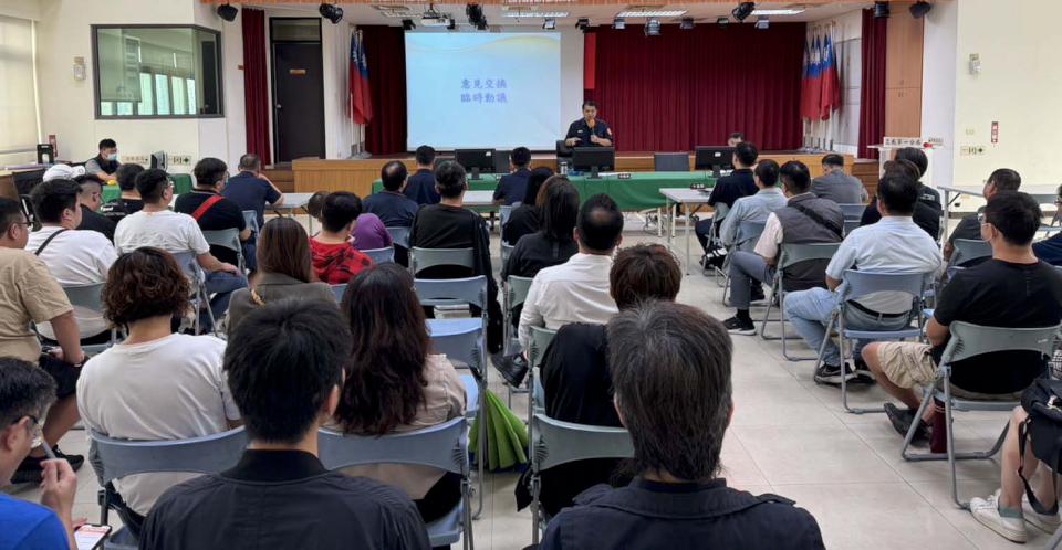 高市三民一分局邀72家特定營業場所 宣導落實自主管理犯罪預防