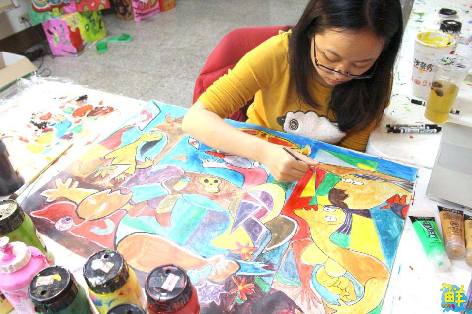 療癒紓壓的繪畫小天地 愛繪會 自由享受創作的美好