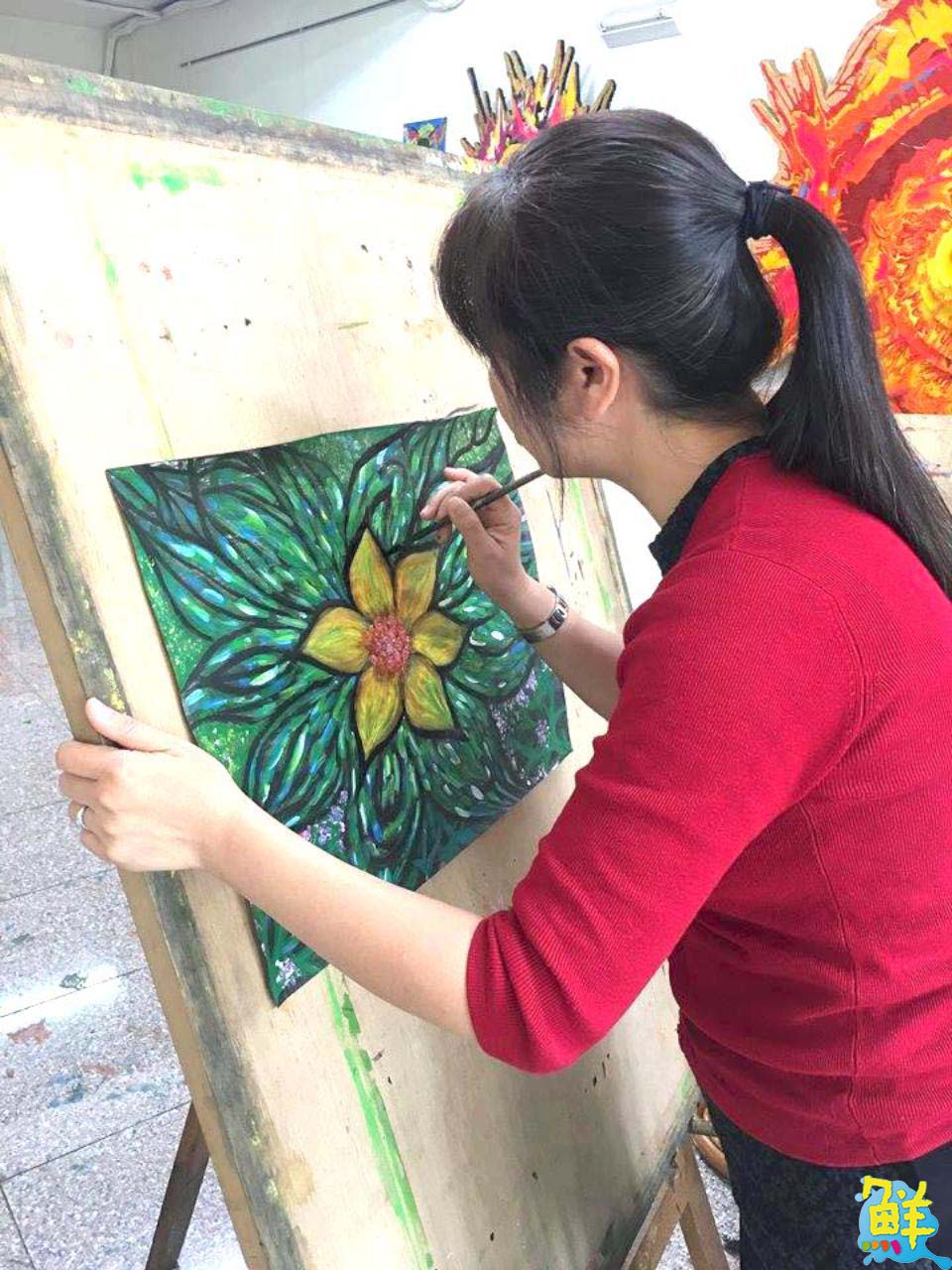 療癒紓壓的繪畫小天地 愛繪會 自由享受創作的美好