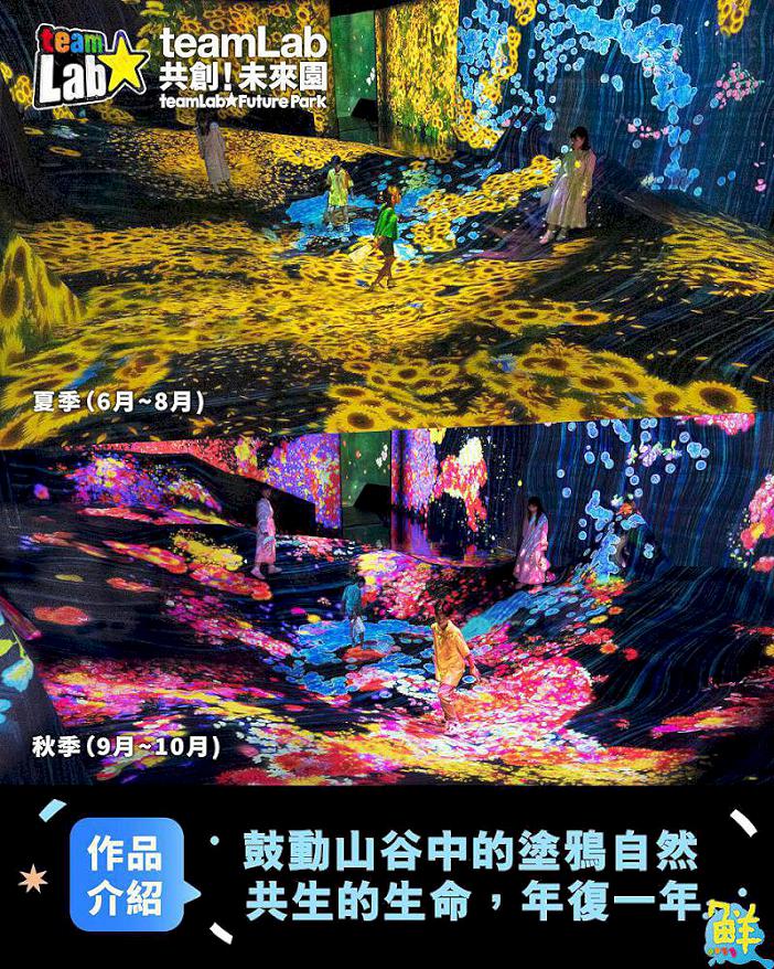 今年必訪!「teamLab共創!未來園 高雄」9月迎來秋季限定場景