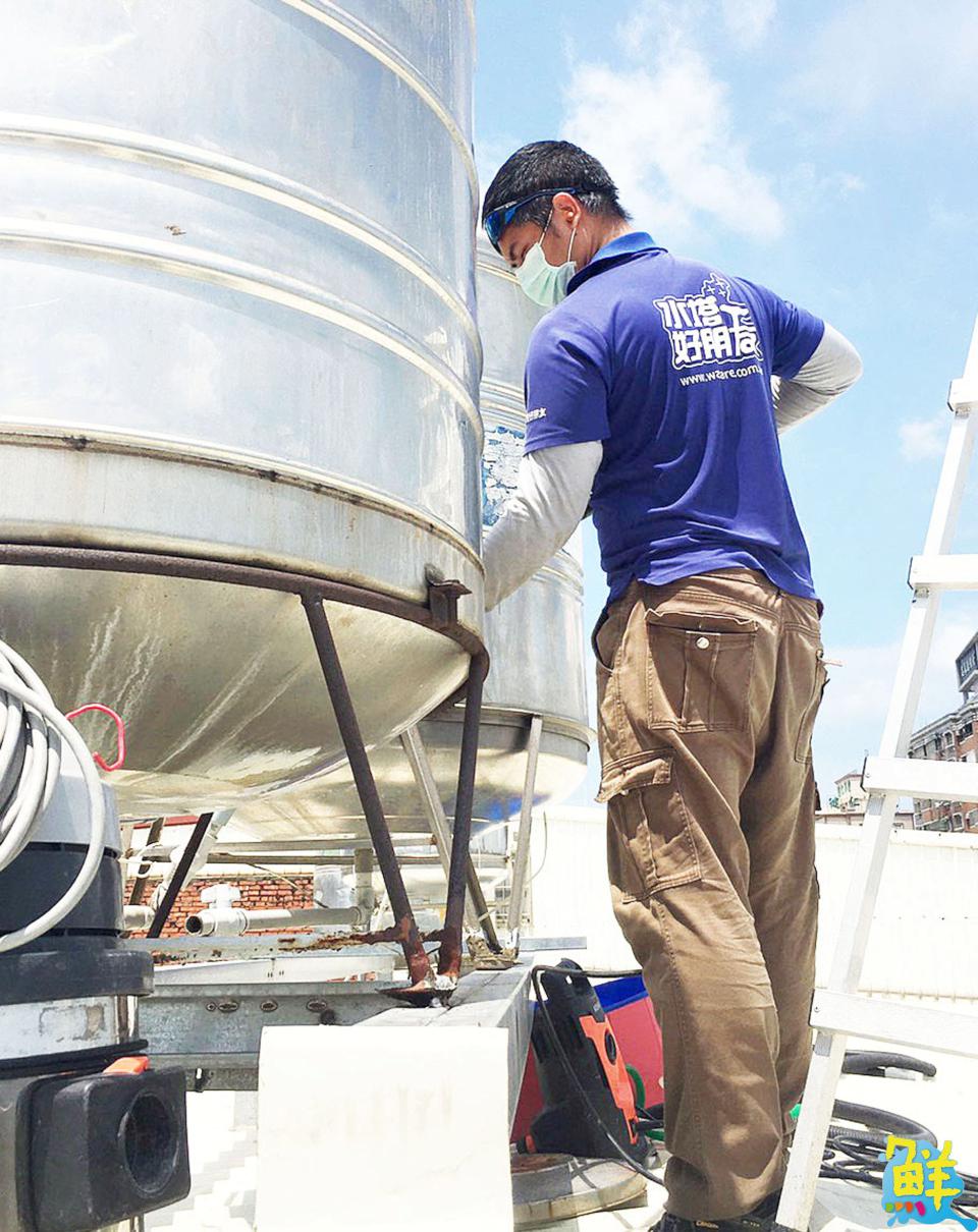 洗水塔找 林重祐 水塔好朋友獨家技術守護你家水塔