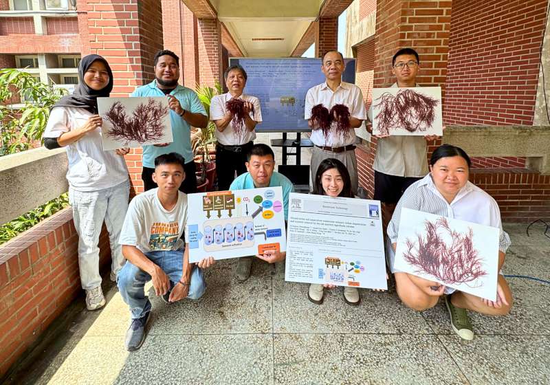 中山大學海科系特聘教授洪慶章跨國團隊 海水混合畜牧廢水養殖紅翎藻榮登國際期刊