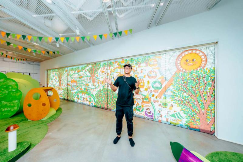 高雄內惟藝術中心親子展廳「蔬菜樂園」藝術教育展 匯集藝術家取材蔬菜設計創