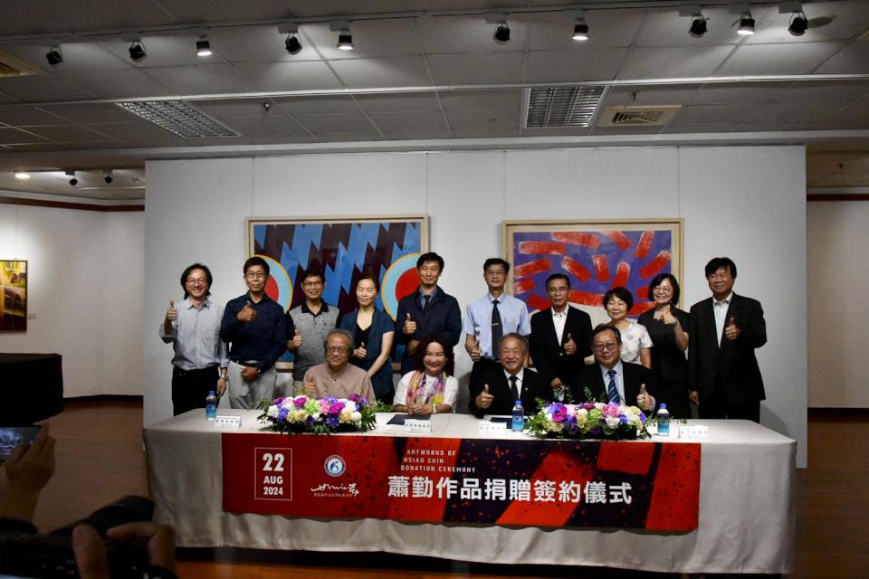 正修科大蕭勤美術大展 蒐錄已故藝術大師60件私人藏品