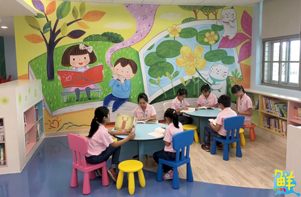 高市旗津區中洲國小玉山圖書館啟用 創校80年首座公用閱讀空間誕生